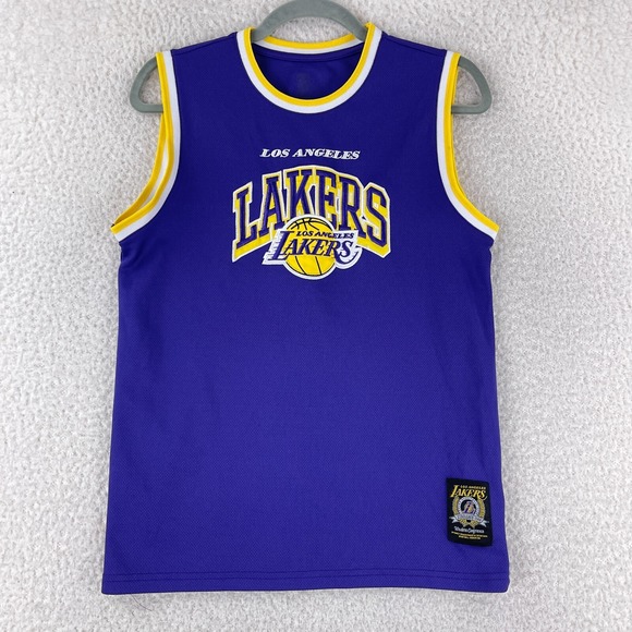 NBA Los Angeles Lakers Western Conference Jersey Purple‎ Mens Size Small - Picture 1 of 16